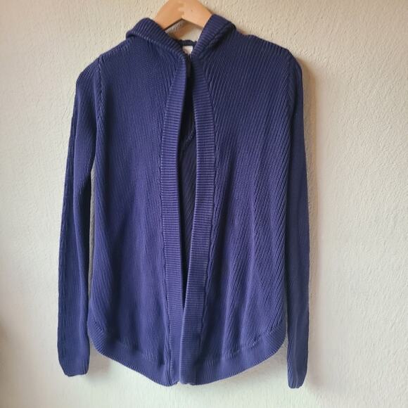 Ivivva by Lululemon Purple Blue Hooded Cardigan Girls Size 12 - Picture 1 of 9